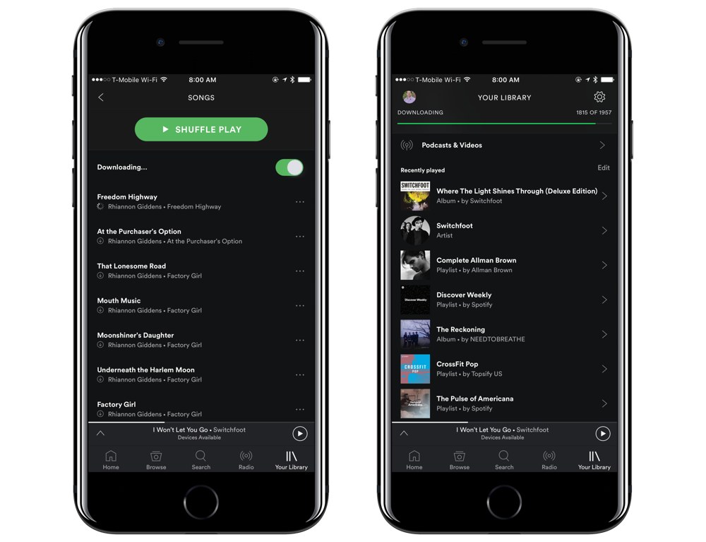 View Up Next Spotify App